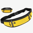Riñonera deportiva para correr de 40 cm. Riñonera deportiva colorida con elementos reflectantes. Múltiples bolsillos. Circunferencia 6