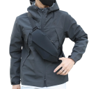 Riñonera multifuncional para hombre, bolso bandolera para exteriores, de gran capacidad, elegante, para viajes y deportes. 3