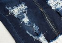 Rippet denimnederdel til kvinder 4