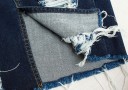 Rippet denimnederdel til kvinder 5