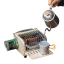 Riscaldatore a gas per campeggio 180–240 minuti Riscaldatore portatile a butano per campeggio e tende Riscaldatore da esterno su cartuccia di gas Beige 5