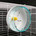 Roată acrilică pentru peretele cuștii 12 cm Roată transparentă pentru cușcă pentru rozătoare Roată de alergare pentru hamstere Decorațiune 4