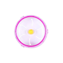 Roată de alergare din acril pentru peretele cuștii 17,5 cm Roată rotativă silențioasă pentru rozătoare Montare pe grilaj Material plastic 3
