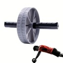 Roată de exerciții abdominale silențioasă cu suprafață antiderapantă, sarcină puternică de 130 kg, miez de oțel, antrenament pentru mușchii abdominali 2