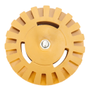 Roată din cauciuc de 10 cm pentru îndepărtarea adezivului de pe mașină cu adaptor pentru bormașină Discuri de curățare pentru autocolante și folii 1
