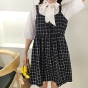 Robe à carreaux à bretelles 5