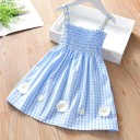 Robe à carreaux pour filles N87 1