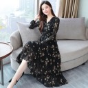 Robe à fleurs avec volants 3