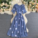 Robe à pois P809 4