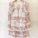 Robe à volants avec lacets 1