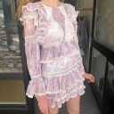 Robe à volants avec lacets 2