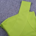 Robe bandage à une épaule 3