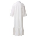 Robe blanche à manches 2