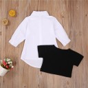 Robe chemise et t-shirt pour fille L1353 3