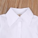 Robe chemise et t-shirt pour fille L1353 4