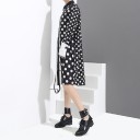 Robe chemise noir et blanc 3