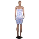Robe courte sans manches 4