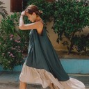 Robe d'été à bretelles pour femmes A737 4