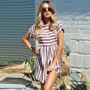 Robe d'été rayée pour femmes 4
