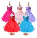 Robe de fille de luxe avec fleur J3238 4