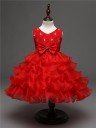 Robe de fille de luxe - Rouge 1