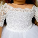 Robe de mariée pour poupée A197 5