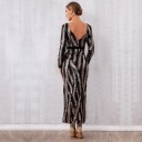 Robe de soirée à manches longues 6