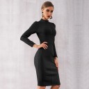 Robe de soirée à manches longues 1