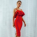 Robe de soirée avec volants 1