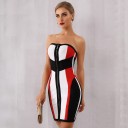 Robe de soirée colorée 3