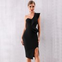 Robe élégante à une épaule 2