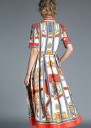 Robe élégante pour femme à manches courtes 2