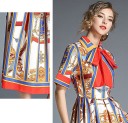 Robe élégante pour femme à manches courtes 4