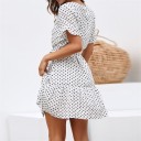 Robe en chiffon à pois pour femmes 3