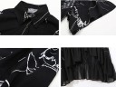 Robe en chiffon pour femmes avec col 3