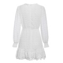 Robe en dentelle à manches longues A1 2