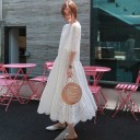 Robe en dentelle ample 2