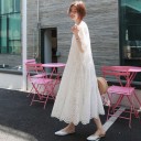 Robe en dentelle ample 4