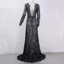Robe en dentelle avec traîne 3