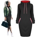 Robe en sweat avec col montant 4