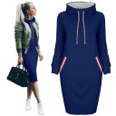 Robe en sweat avec col montant 6