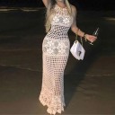 Robe en tricot pour femmes P732 1