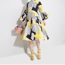 Robe femme avec imprimé abstrait 2