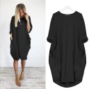 Robe femme unie avec poches 4