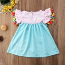 Robe fille avec flamant rose 2