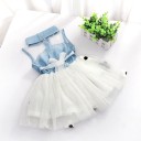 Robe Fille avec Fleurs J1281 7
