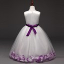 Robe Fille avec Fleurs J2896 2