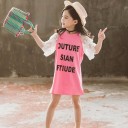 Robe fille avec imprimé N101 11