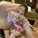 Robe fille avec imprimé N101 5