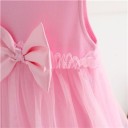 Robe fille avec nœud J1901 4
